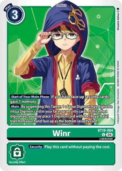 Winr, Release Special Booster 2.0 BT19-084 U