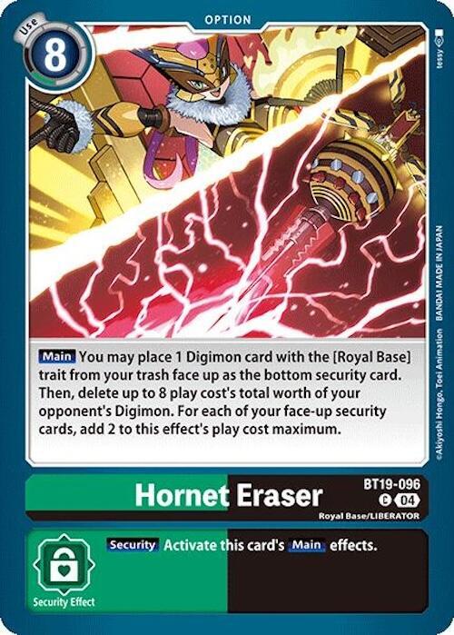 Hornet Eraser, Release Special Booster 2.0 BT19-096 C