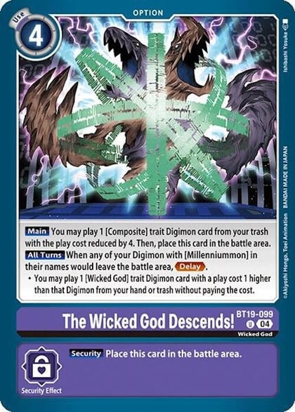 The Wicked God Descends!, Release Special Booster 2.0 BT19-099 U