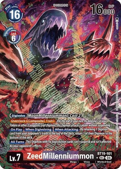 ZeedMillenniummon (Alternate Art), Release Special Booster 2.0 BT19-101 SEC