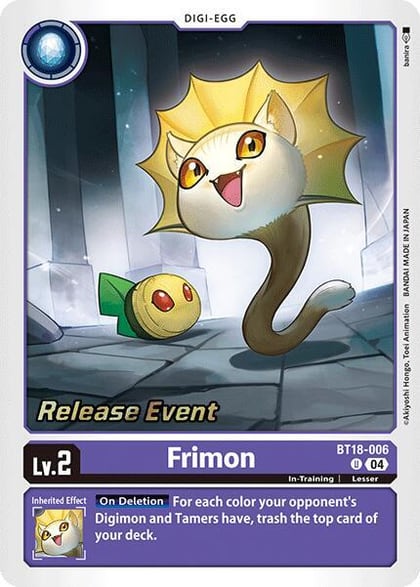 Frimon, Release Special Booster 2.0 Celebration Event Cards BT18-006 U
