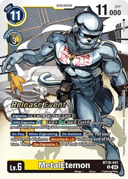 MetalEtemon, Release Special Booster 2.0 Celebration Event Cards BT18-041 U