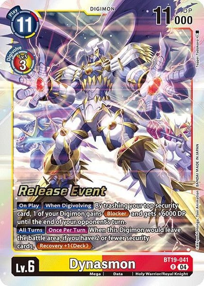 Dynasmon, Release Special Booster 2.0 Celebration Event Cards BT19-041 R