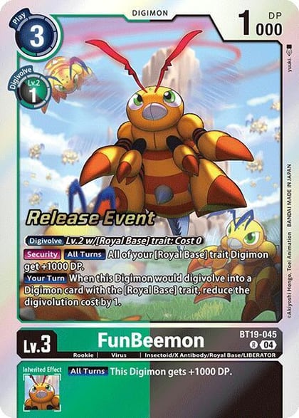 FunBeemon - BT19-045, Release Special Booster 2.0 Celebration Event Cards BT19-045 R