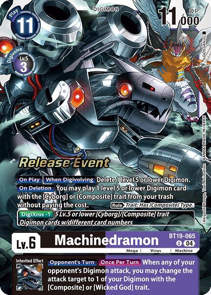 Machinedramon - BT19-065, Release Special Booster 2.0 Celebration Event Cards BT19-065 U