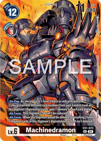 Machinedramon (Release Special Booster Ver.2.0 Celebration Event), Release Special Booster 2.0 Celebration Event Cards EX1-073 SEC