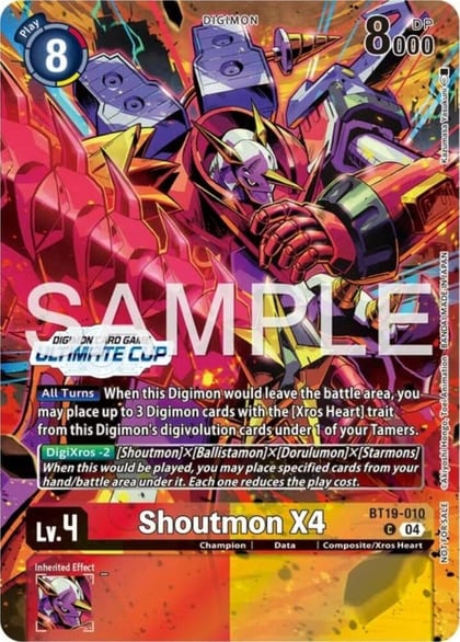 Shoutmon X4 (Ultimate Cup 25-26 Season 1), Release Special Booster 2.5 BT19-010 C