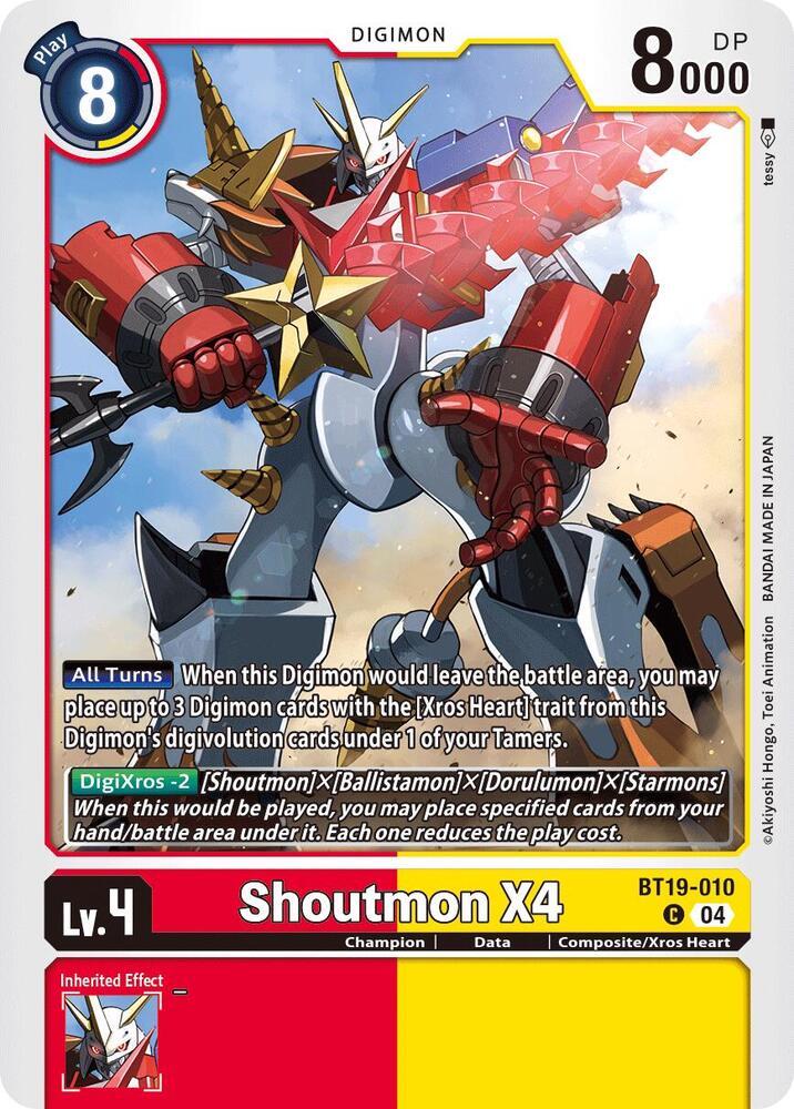 Shoutmon X4, Release Special Booster 2.5 BT19-010 C