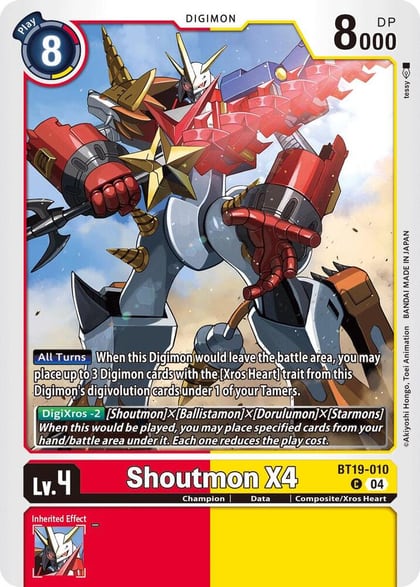 Shoutmon X4, Release Special Booster 2.5 BT19-010 C