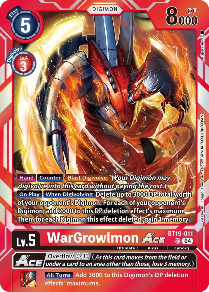 WarGrowlmon ACE, Release Special Booster 2.5 BT19-011 SR
