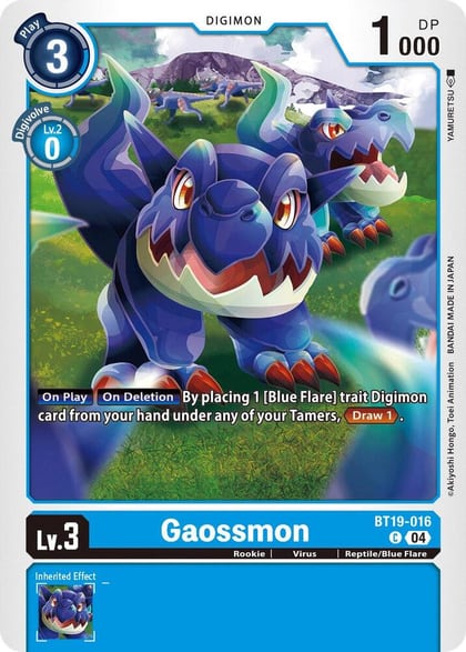 Gaossmon, Release Special Booster 2.5 BT19-016 C
