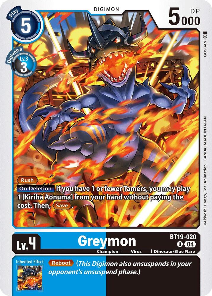 Greymon, Release Special Booster 2.5 BT19-020 U