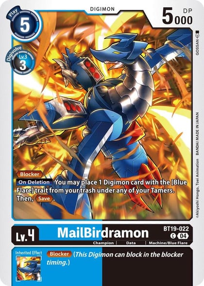 MailBirdramon, Release Special Booster 2.5 BT19-022 C