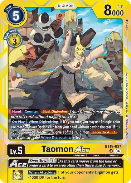 Taomon ACE, Release Special Booster 2.5 BT19-037 SR