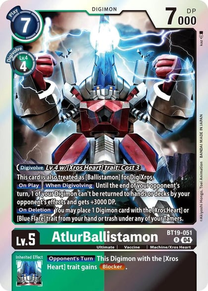 AtlurBallistamon, Release Special Booster 2.5 BT19-051 R
