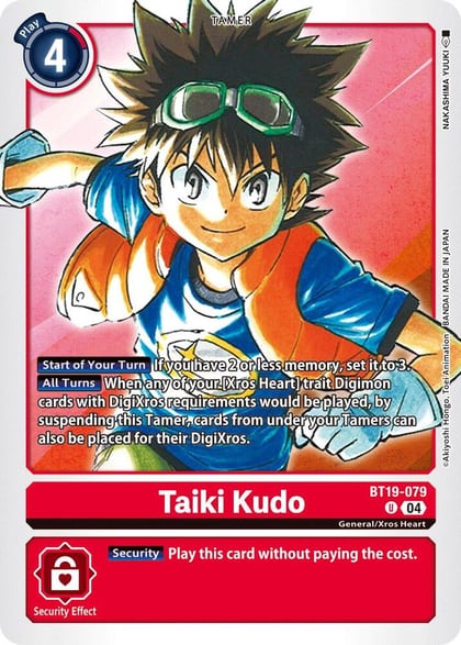 Taiki Kudo, Release Special Booster 2.5 BT19-079 U