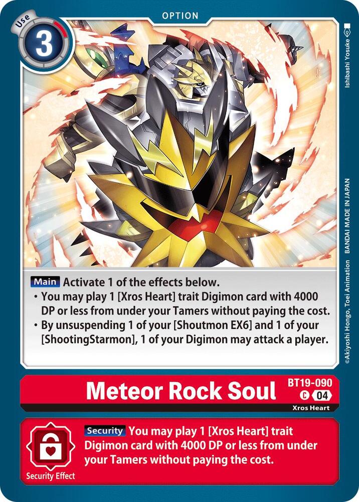 Meteor Rock Soul, Release Special Booster 2.5 BT19-090 C
