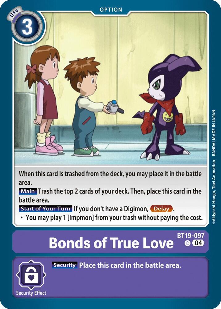Bonds of True Love, Release Special Booster 2.5 BT19-097 C