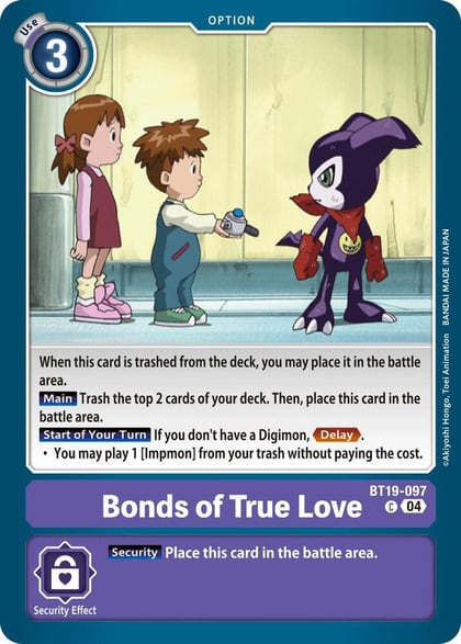 Bonds of True Love, Release Special Booster 2.5 BT19-097 C