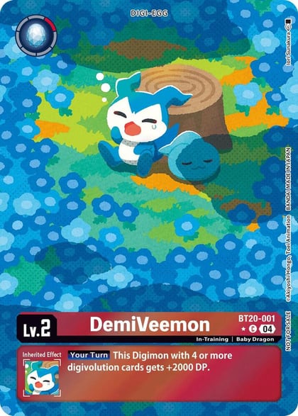 DemiVeemon (Release Special Booster 2.5: Box Promotion Pack), Release Special Booster 2.5 BT20-001 C