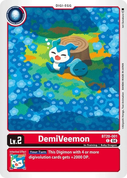DemiVeemon, Release Special Booster 2.5 BT20-001 C