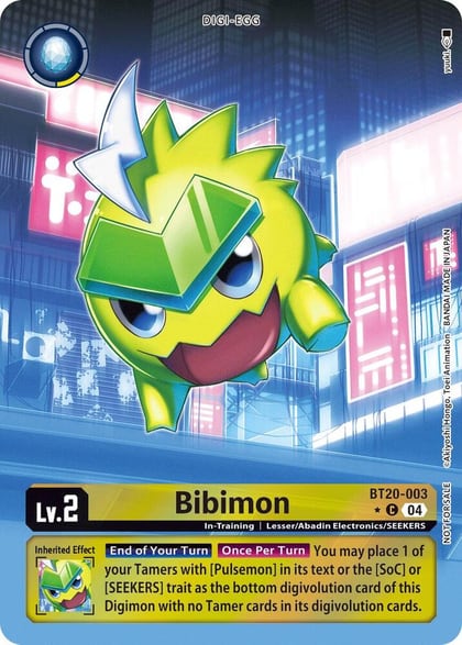 Bibimon (Release Special Booster 2.5: Box Promotion Pack), Release Special Booster 2.5 BT20-003 C