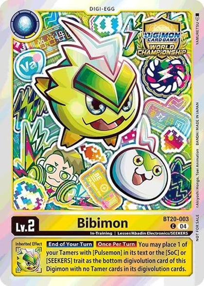 Bibimon (Regionals 25-26 Champion Card Set Season 1), Release Special Booster 2.5 BT20-003 C