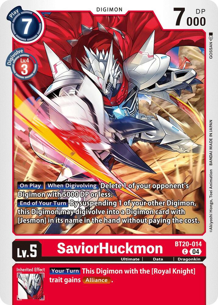 SaviorHuckmon, Release Special Booster 2.5 BT20-014 C