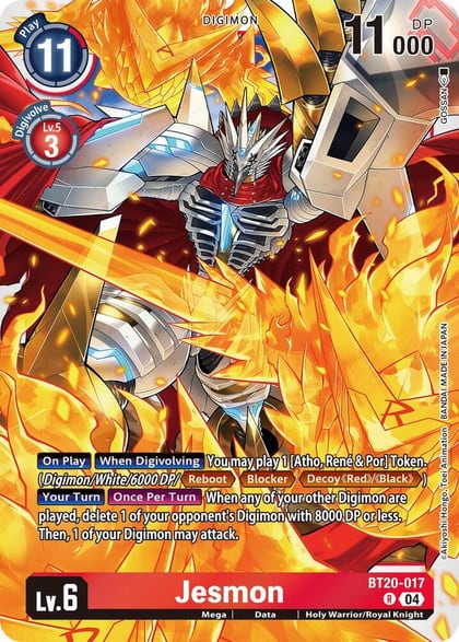 Jesmon, Release Special Booster 2.5 BT20-017 R