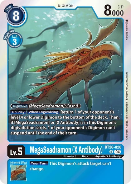 MegaSeadramon (X Antibody), Release Special Booster 2.5 BT20-026 R