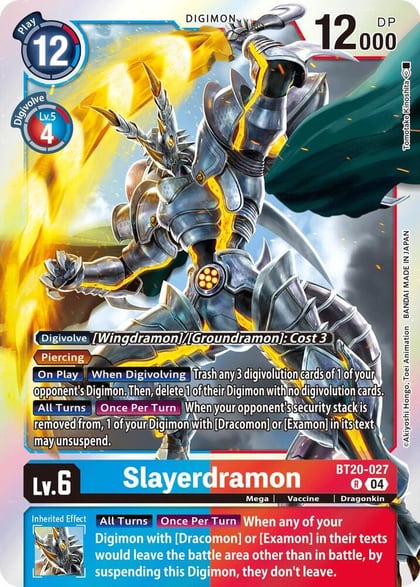 Slayerdramon, Release Special Booster 2.5 BT20-027 R