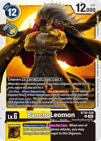 BanchoLeomon, Release Special Booster 2.5 BT20-036 U