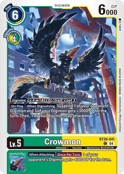 Crowmon, Release Special Booster 2.5 BT20-041 C
