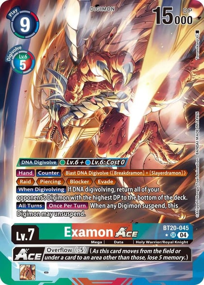 Examon ACE (Alternate Art), Release Special Booster 2.5 BT20-045 SR