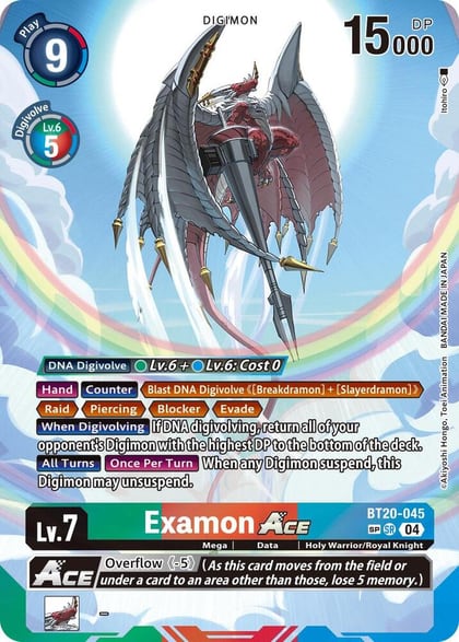 Examon ACE (Textured), Release Special Booster 2.5 BT20-045 SR