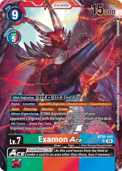 Examon ACE, Release Special Booster 2.5 BT20-045 SR