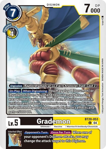 Grademon, Release Special Booster 2.5 BT20-053 U