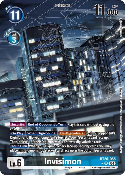 Invisimon (Alternate Art), Release Special Booster 2.5 BT20-055 SR