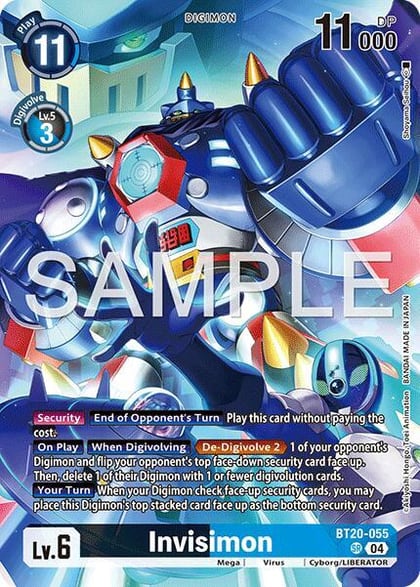 Invisimon (Digimon Liberator Debuggers Set), Release Special Booster 2.5 BT20-055 SR