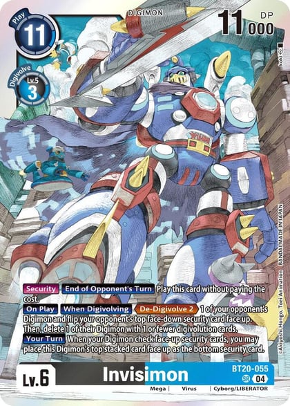 Invisimon, Release Special Booster 2.5 BT20-055 SR