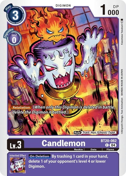 Candlemon - BT20-062, Release Special Booster 2.5 BT20-062 C