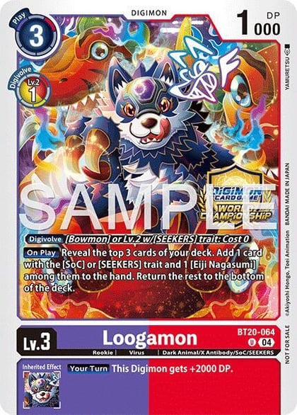 Loogamon (Regionals 25-26 Season 2), Release Special Booster 2.5 BT20-064 U