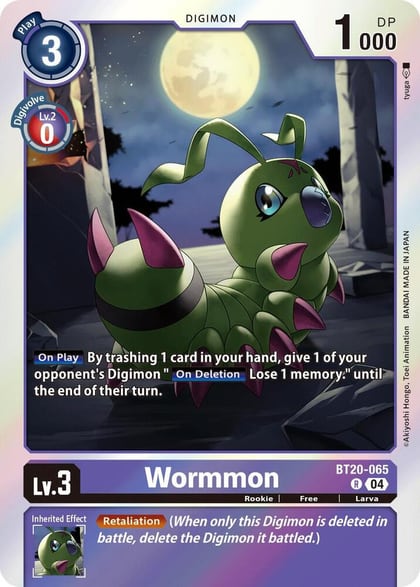 Wormmon, Release Special Booster 2.5 BT20-065 R