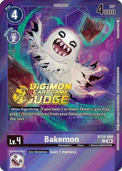 Bakemon (Judge Pack 2025 Wave 1), Release Special Booster 2.5 BT20-068 C