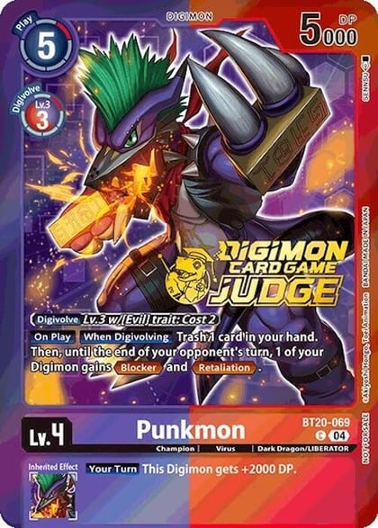 Punkmon (Judge Pack 2025 Wave 1), Release Special Booster 2.5 BT20-069 C