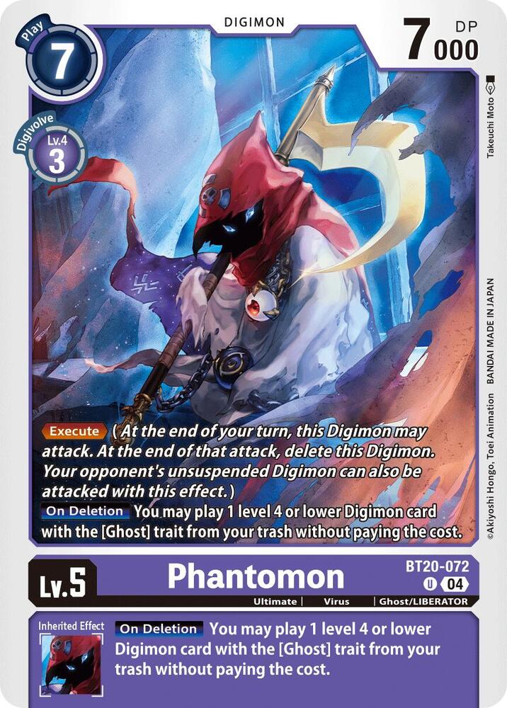 Phantomon, Release Special Booster 2.5 BT20-072 U