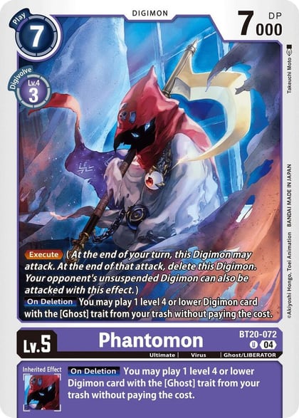 Phantomon, Release Special Booster 2.5 BT20-072 U