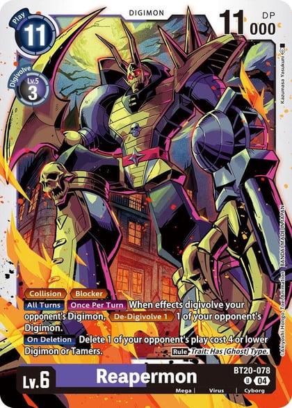 Reapermon, Release Special Booster 2.5 BT20-078 U
