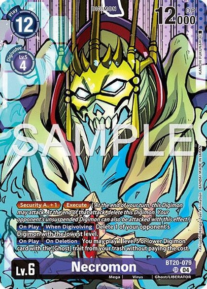 Necromon (Digimon Liberator Debuggers Set), Release Special Booster 2.5 BT20-079 SR