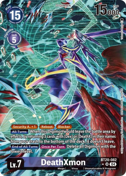 DeathXmon (Alternate Art), Release Special Booster 2.5 BT20-082 SR
